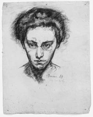Selfportrait, Eva Eisenlohr, 1910