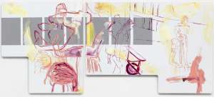 From a point in the past, paint a point in the present, Maximiliane Baumgartner, 2023