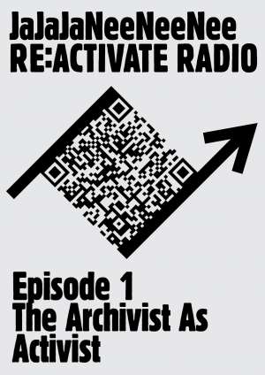 RE:ACTIVATE RADIO Episode 1 by Femke Dekker. Graphic Design by Marius Schwarz, Amsterdam.
