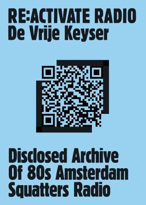 RE:ACTIVATE RADIO, Femke Dekker and JaJaJaNeeNeeNee Radio. Graphic Design by Marius Schwarz, Amsterdam.