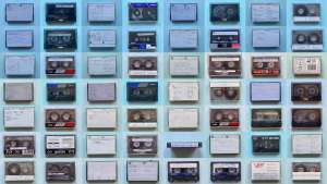 Chow’s personal collection of recordings from Snelle Berichten Nederland-China. The cassette tapes are organised thematically according to personal significance.